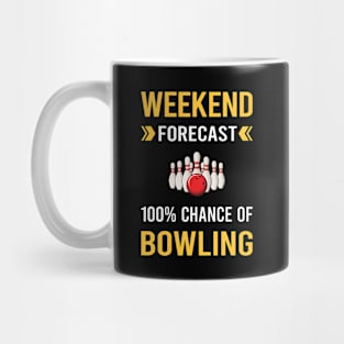 Weekend Forecast Bowling Mug